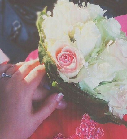 hand in hand, me and my everything and roses