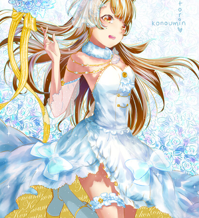 wedding dress, cute and kawai