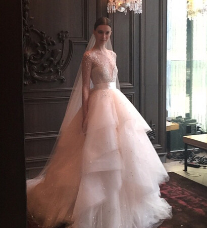 beautiful, spring and Monique Lhuillier