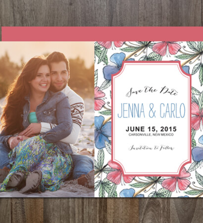 photo save the date, invitation and creativemarket
