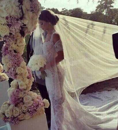 dress, jour j and Fleurs