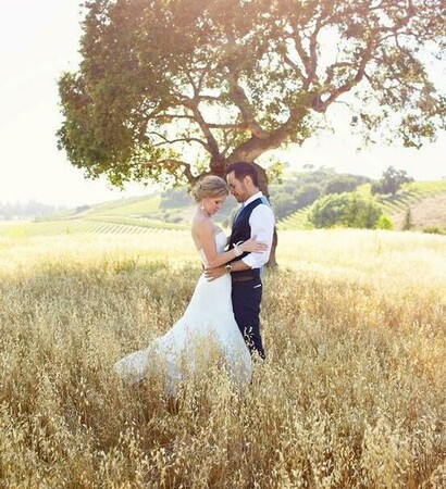 couple, outdoor wedding and romantic wedding