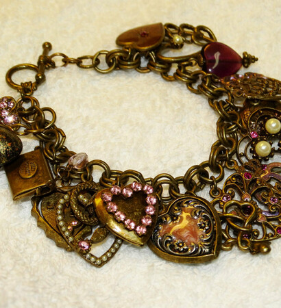 birthday, charm bracelet and gift