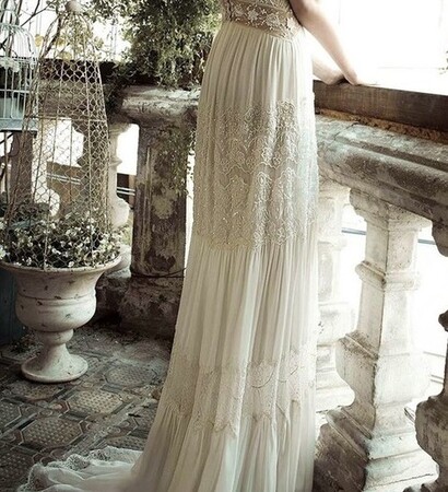 woman, garden and outfit