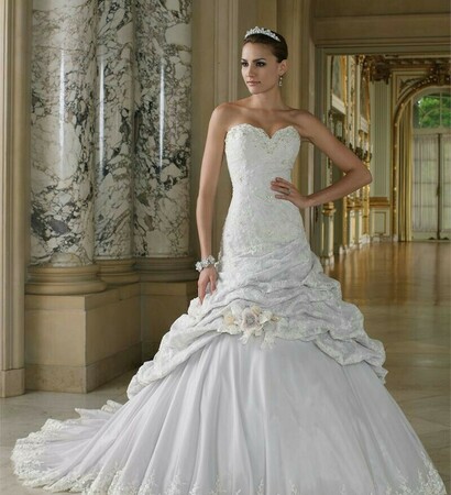 wedding dresses, lace and shape