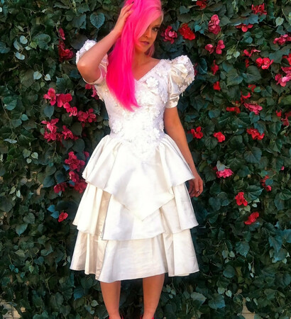 fairy princess, hair and wedding dress