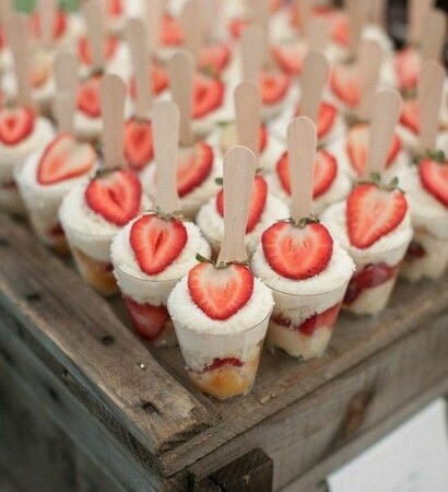 fresas, food and wedding food