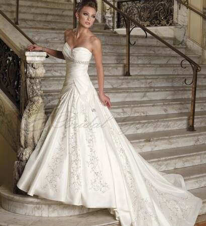 wedding dress and en