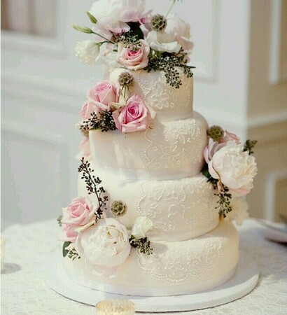 flowers, delicious and wedding cake