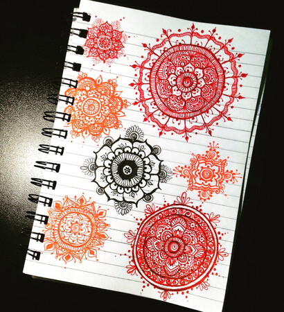hennainspire, henna and mandalaart
