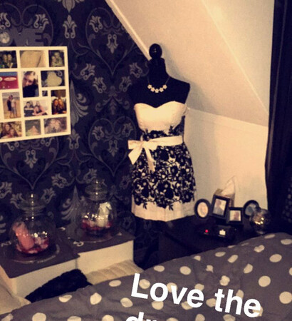 black, necklase and inlove