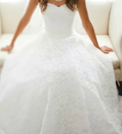 beauty, wedding dress and dress