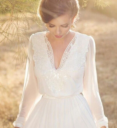 dream wedding, dressed in white and wedding dress