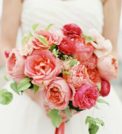 buckets, dress and flowers