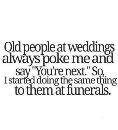 funerals, amazing and stupid