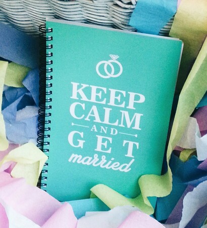 wedding journal, love and joy
