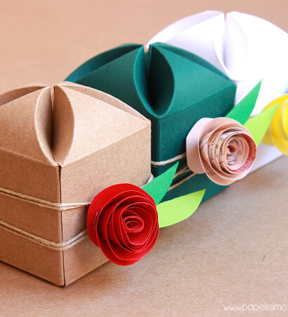 candy, flores and caja