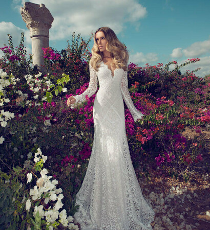 bride, wedding dress and dress
