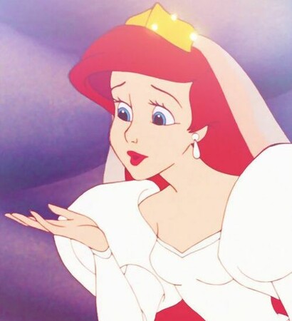ariel, the little mermaid and love