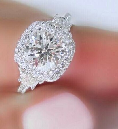 rich, fancy living and ring
