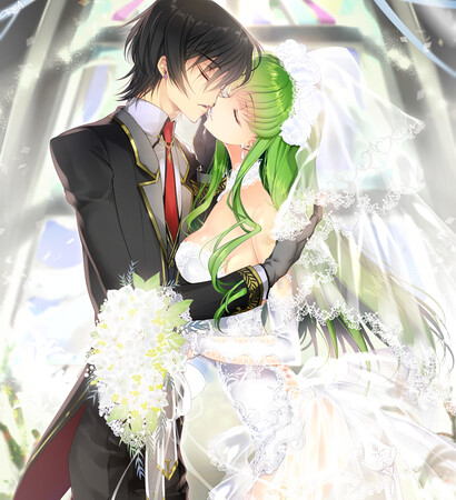 c.c, code geass and lelouch lamperouge