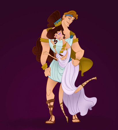 disney, hercules and megara