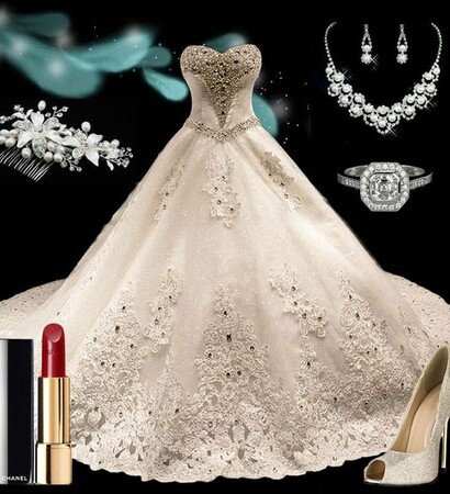 wedding dress, train wedding dress and classic wedding dress