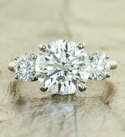 diamonds, silver and engagement ring