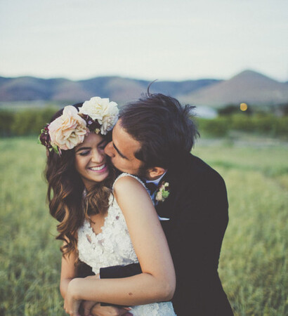 smiling, bride and happiness