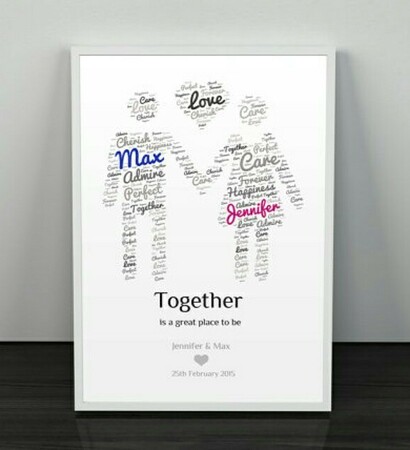 true love, engagement and word art