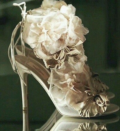 heels, flowers and shoe