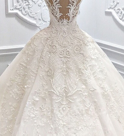 beautiful, dress wedding dress and sweet