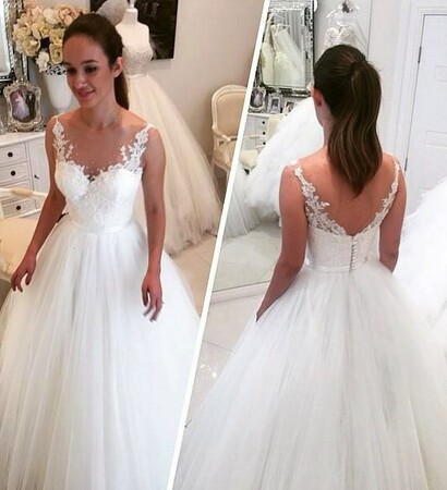crystal, buttons and lace