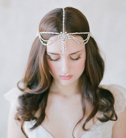 bouquet, long hair and bridal