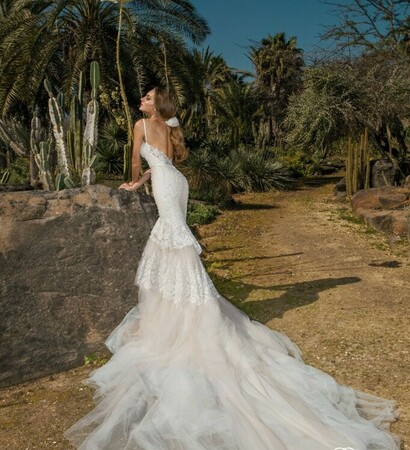 wedding dress, dress and bride