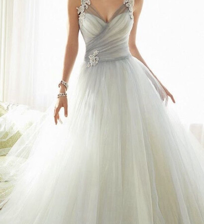grey dress, light grey and sophia tolli