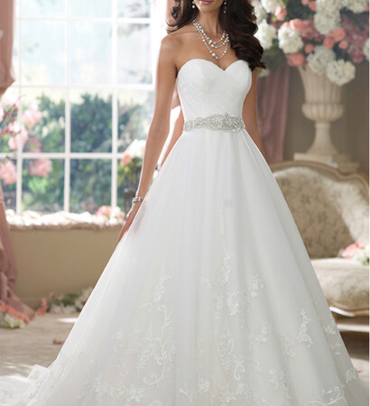 beach, bridal gown and lace