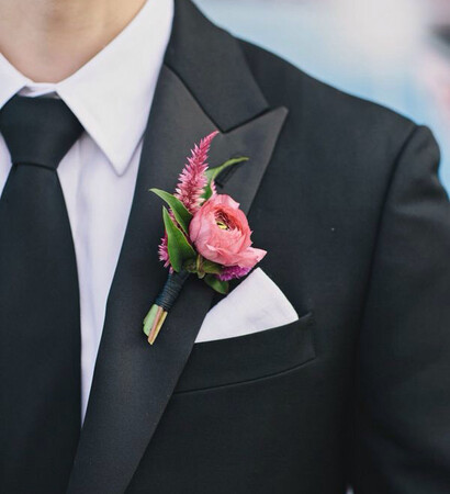 green, groom and black