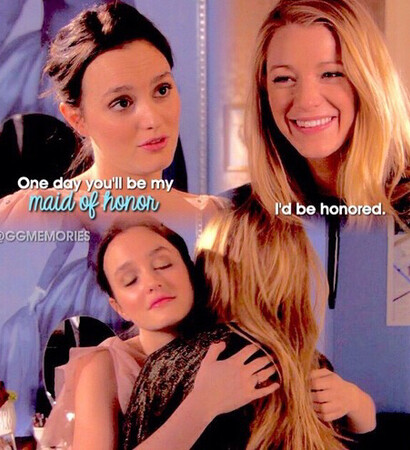 serena, blair and maid of honor