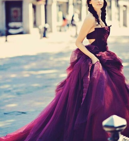 amazing purple, purple wedding dress and purple dress
