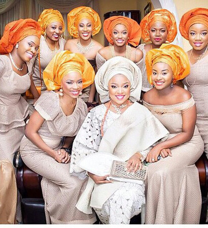 nigerian, brides maid and woman