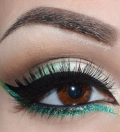 eye liner, Prom and eyebrows