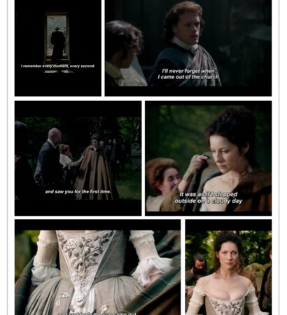 outlander, claire beauchamp and outlander scene