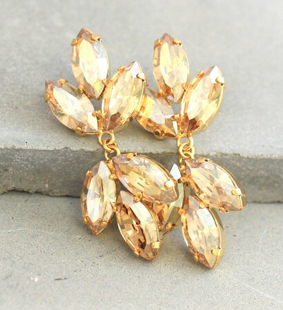wedding style, jewelry and earrings
