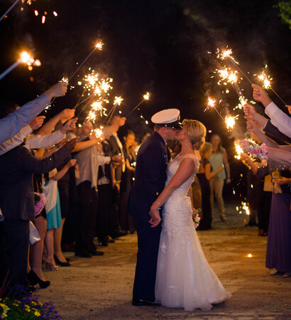 wedding inspiration, sparkler and wedding ideas