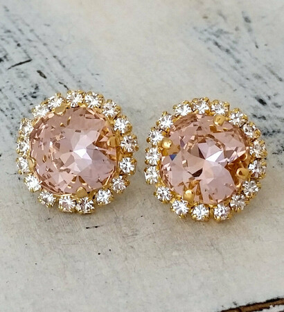 Prom, stud earrings and bridal jewelry