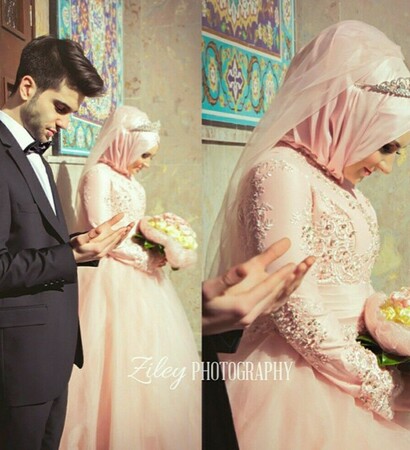 hijab, happy and love