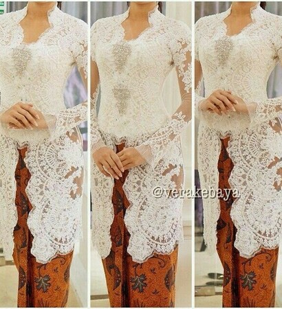 lace, kebaya and weddingdress