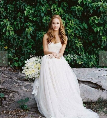 beach wedding dresses