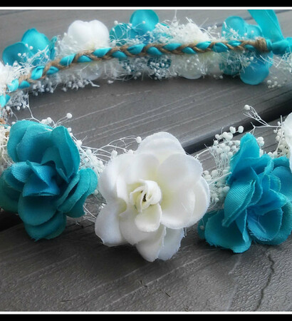 festival, blue and flower